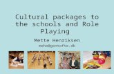 C:\Cultural packages to the schools and Role Playing