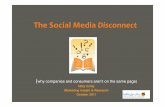 The Social Media Disconnect