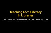 Teaching in libraries