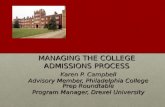 Managing the college admissions process 12 11