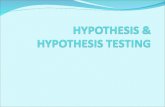 Hypothesis Ppt