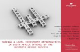 Foreign & local investment opportunities in South Africa offered by the business rescue process