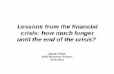 Financial Crisis: Will We Ever Learn? - Xavier Vives (IESE)