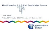 Ihlow october 2014 changing face of cambridge exams