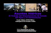 Asuntos Hídricos El Trabajo del Departamento de Estado  del Agua y el Saneamiento