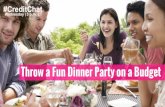 How to Throw a Fun Dinner Party on a Budget
