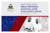 Haiti great progress achieved, huge challenges ahead