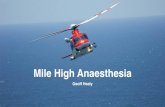 Mile High Anaesthesia by Healy
