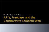 API's, Freebase, and the Collaborative Semantic web
