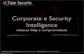Corporate e Security Intelligence: minacce 0day e compromissioni