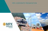 MPX CORPORATE corporate presentation fevereiro