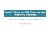Credit risks on uk commercial property lending