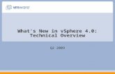 vSphere - Technical Overview - Presentation 052109