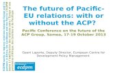 The future of Pacific-EU relations: with or without the ACP?