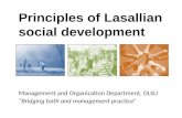 Principles of Lasallian Social Development