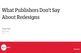 The Things Publishers Don't Say About Redesigns at DPS, 9/17/14