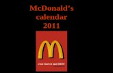 McDonald's Calendar 2011