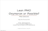 Lean pmo   oxymoron or possible - potsdam