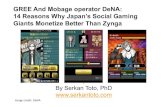 Social Games: Why GREE And Mobage Operator DeNA Monetize Better Than Zynga