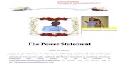 The power statement Ebook   - Ps El Roi Israel Sipahelut