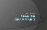 Spanish grammar 2
