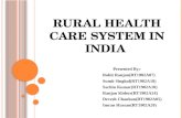 Rural Health Care System in India ppt