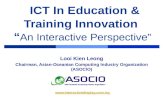 ICT Innovation in Education / Training - "An Interactive Perspective"