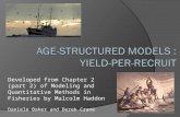 Age-Structured Models: Yield-Per-Recruit