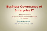 Business Governance Of Enterprise It