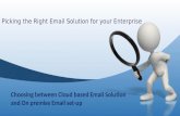 Picking the Right Email Solution for your Enterprise - Xgenplus Worlds Most Advance Email