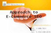 Approach to E-commerce SEO