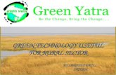 Technology for Rural Sector by Green Yatra