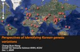 Perspectives of identifying Korean genetic variations