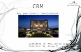 CRM ppt of Jaypee Vasant hotel