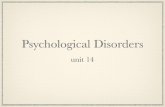 u14 Disorders