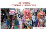 Defining consumer behavior