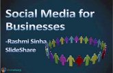 How businesses use social media