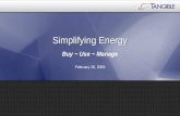 Simplifying Energy – Buy. Use. Manage.