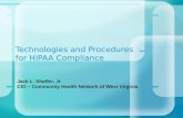 Technologies and procedures for HIPAA compliance