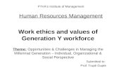 Work Ethics of generation Y