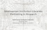 Smithsonian Libraries Partnering in Research