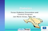 Diabetes Texas Diabetes Prevention and Control Program