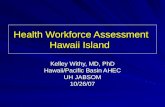 Health Workforce Assessment: Hawai'i Island (PowerPoint)