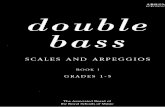 Double Bass, Scales and Arpeggios