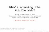Who's winning the mobile web?