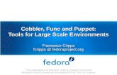 Cobbler, Func and Puppet: Tools for Large Scale Environments