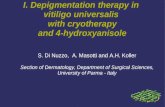Case 1. Depigmentation therapy in  vitiligo universalis with cryotherapy and 4-hydroxyanisole.