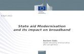 State aid Modernisation and its impact on broadband