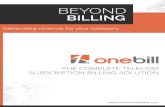 OneBill Software for Telecom Industry