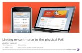 Linking m-commerce to the physical point of sale